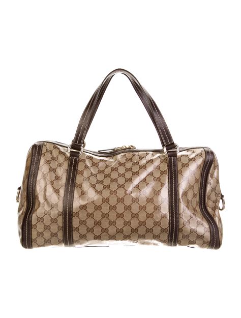 Gucci GG Crystal Large Duchessa Boston Bag 